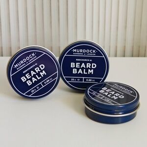 3 New Murdock London Beard Balm 0.88 Oz 25 g Travel Size For Men Mold Shape